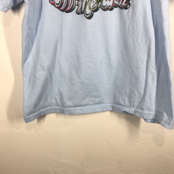 Vans light blue Off the Wall tee size large - Picture 4 of 6